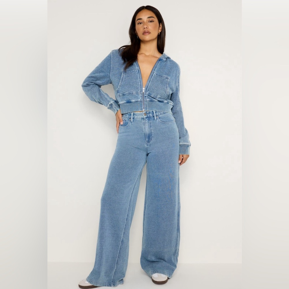 Good American Jeanius Good Skate Cotton Pants